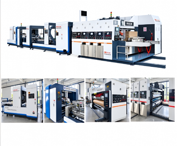 Dây chuyền sản xuất in - gấp - dán - đóng ghim tốc độ cao Suzhou Rencheng