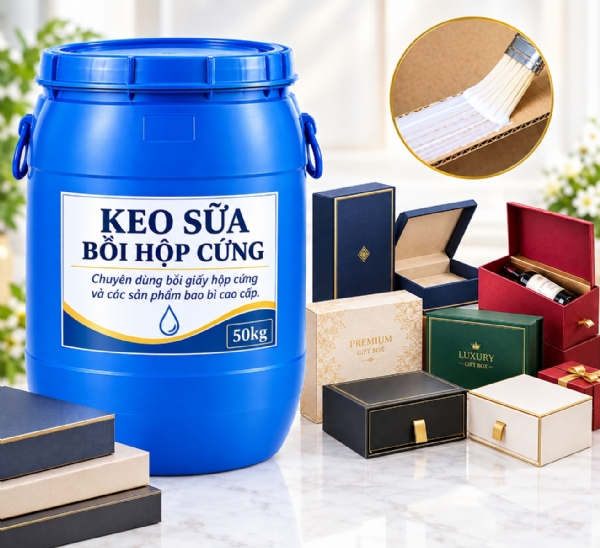 Keo sữa bồi hộp cứng cao cấp