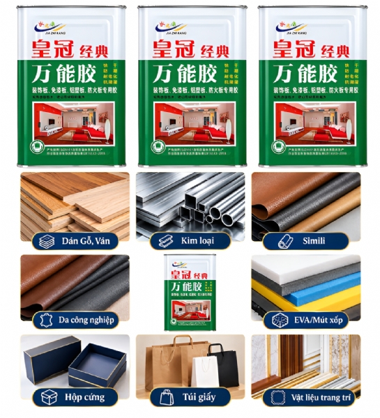 Keo dán đa năng – Giải pháp kết dính cho nhiều loại vật liệu